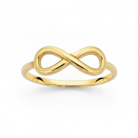 9ct+Infinity+Ring