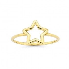 Star+Ring+in+9ct+Yellow+Gold