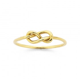 Knot+Ring+in+9ct+Yellow+Gold