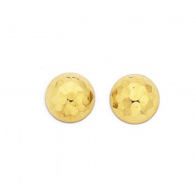 Dome+Studs+in+9ct+Yellow+Gold