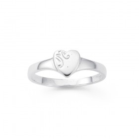 Sterling+Silver+Heart+Signet+Ring