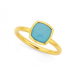 9ct+Turquoise+Ring