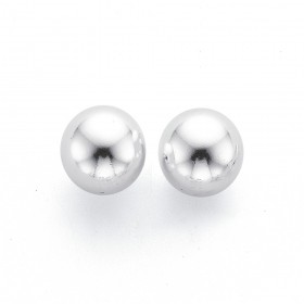 Sterling+Silver+10mm+Ball+Studs