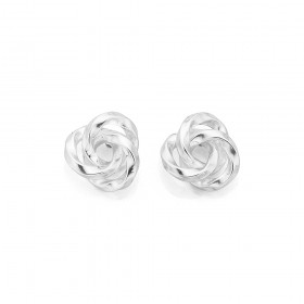 Sterling-Silver-Knot-Studs on sale