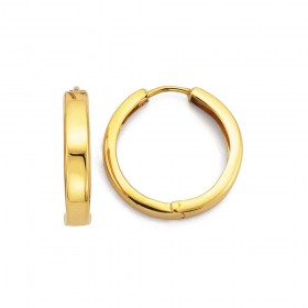 9ct-Gold-Hoops-18mm on sale