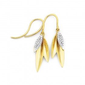 9ct-Diamond-Set-Earrings on sale