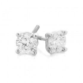 18ct-White-Gold-Studs on sale