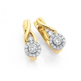 9ct-Diamond-Earrings on sale