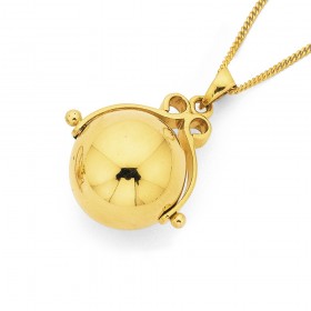 9ct-14mm-Spinner-Ball-Pendant on sale