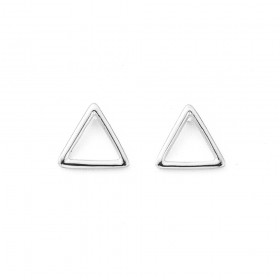 Triangle-Stud-Earrings-in-Sterling-Silver on sale