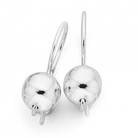 8mm-Euroball-Earrings-Sterling-Silver on sale