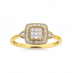 9ct+Gold+Diamond+Ring+TDW%3D.25ct
