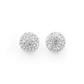 Sterling-Silver-Crystal-Studs on sale