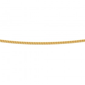 50cm+Fine+Curb+Chain+in+9ct+Yellow+Gold