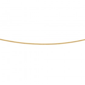 9ct+Yellow+Gold+50cm+Curb+Chain