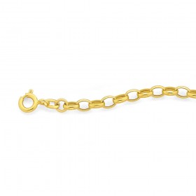 9ct-21cm-Belcher-Bracelet on sale