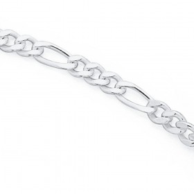 Sterling-Silver-50cm-31-Figaro-Chain on sale