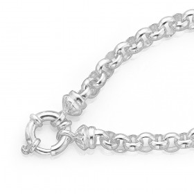 Sterling-Silver-20cm-Belcher-Bracelet on sale