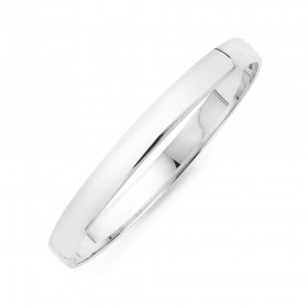 Sterling-Silver-7mm-Solid-Bangle on sale