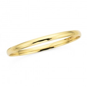 9ct+Solid+Gold+Bangle