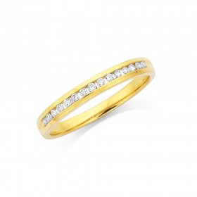 9ct-Diamond-Band-Ring-Total-Diamond-Weight25ct on sale