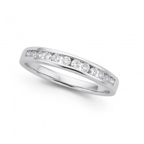 9ct-White-Gold-Diamond-Eternity-Ring on sale