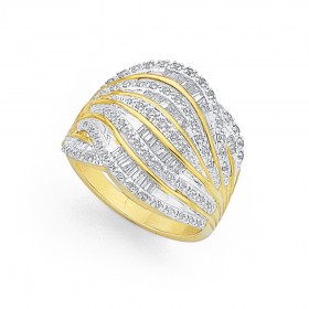 9ct-Diamond-Ring-Total-Diamond-Weight50ct on sale