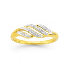 9ct-Diamond-Multi-Wave-Dress-Ring on sale