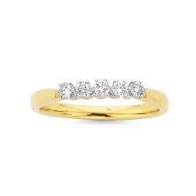 9ct-Gold-Diamond-Ring-TDW25ct on sale