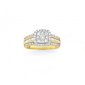 9ct-Diamond-Ring-Total-Diamond-Weight100ct on sale