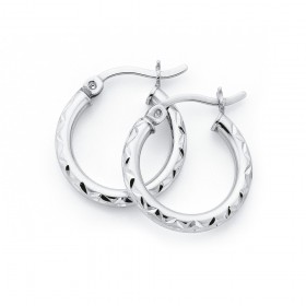 12mm-Sparkly-Hoop-Earrings-in-Sterling-Silver on sale