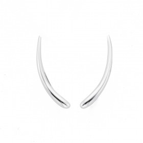 Curved-Ear-Climbers-in-Sterling-Silver on sale