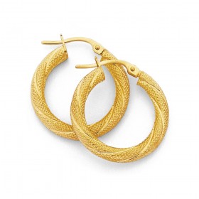 15mm-Twist-Hoop-Earrings-in-9ct-Yellow-Gold on sale