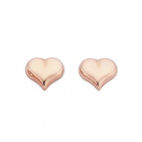 Heart-Studs-in-9ct-Rose-Gold on sale