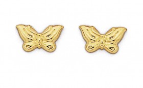 Butterfly-Studs-in-9ct-Yellow-Gold on sale