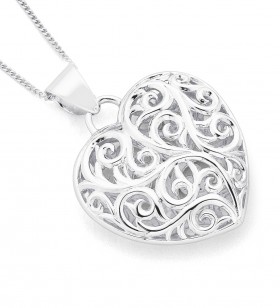 Filagree-Heart-Pendant-in-Sterling-Silver on sale