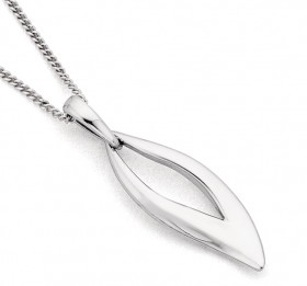 Leaf-Pendant-in-Sterling-Silver on sale