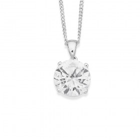Cubic-Zirconia-Pendant-in-Sterling-Silver on sale