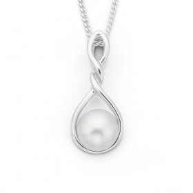 Freshwater-Pearl-Twist-Pendant-in-Sterling-Silver on sale