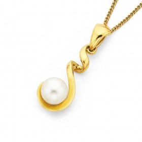 9ct-Freshwater-Pearl-Pendant on sale