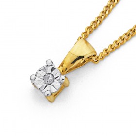 9ct-Diamond-Pendant on sale