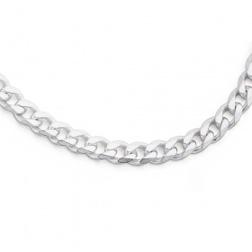 50cm+Curb+Chain+in+Sterling+Silver