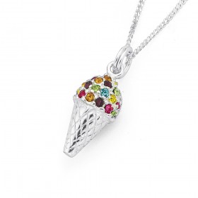 Crystal-Ice-Cream-in-Sterling-Silver on sale