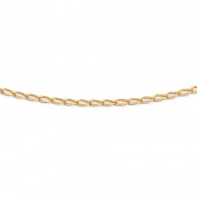 9ct-50cm-Fine-Oval-Belcher-Chain on sale