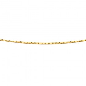 45cm-Fine-Diamond-Cut-Box-Chain-in-9ct-Yellow-Gold on sale