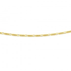 50cm-Solid-Figaro-Chain-in-9ct-Yellow-Gold on sale