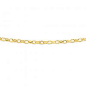 9ct-45cm-Oval-Belcher-Chain on sale