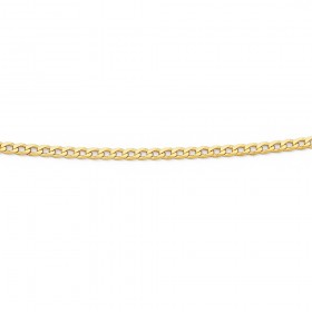 45cm-Curb-Chain-in-9ct-Yellow-Gold on sale