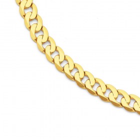 9ct-60cm-Bevelled-Curb-Chain on sale
