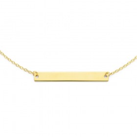 Bar+Necklet+in+9ct+Yellow+Gold
